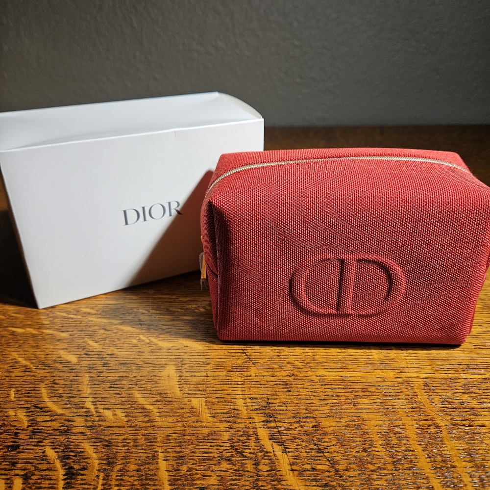 Dior Parfums Cosmetic Makeup Travel Toiletry Bag NIB